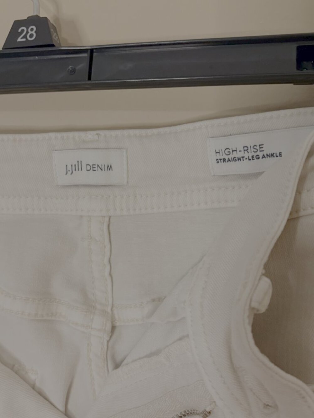 💥SOLD💥Size 8 Set J.Jill Jeans: High-Rise, Straight Leg Ankle Length, Cuffed - Picture 9 of 13